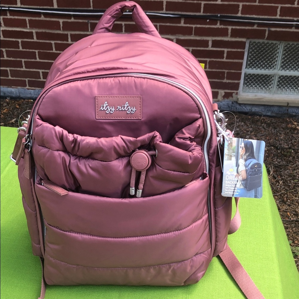 Itzy Ritzy Mauve Backpack Brand New With Tags